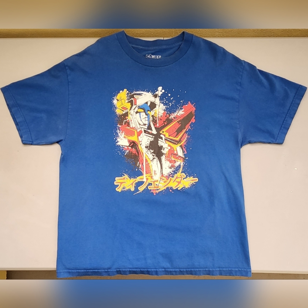 Voltron Beast King GoLion ShirtPunch Blue Extra Large XL T-shirt